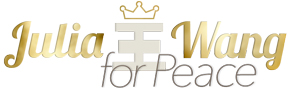 Julia Wang for Peace Logo